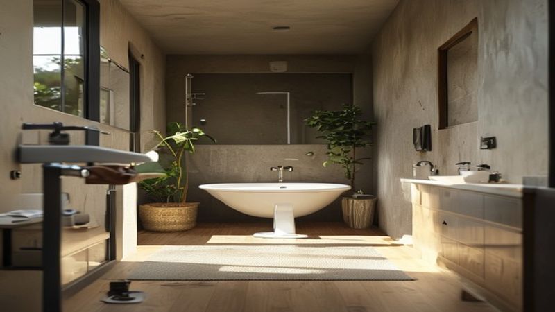 AI-impressie van inloopdouche door een badkamer specialist