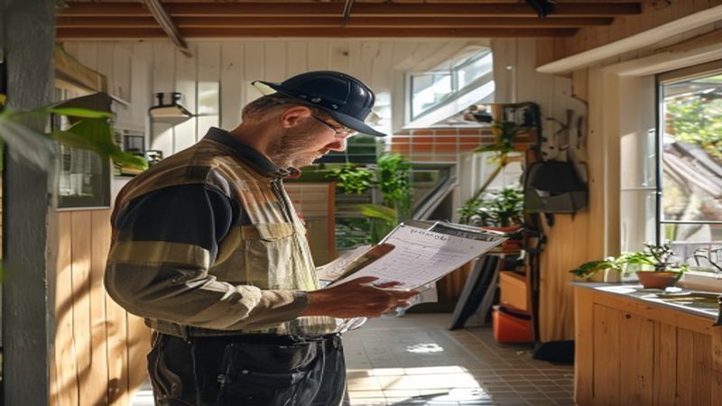 AI-impressie van bouwkundig rapport door een bouwkundige keuring