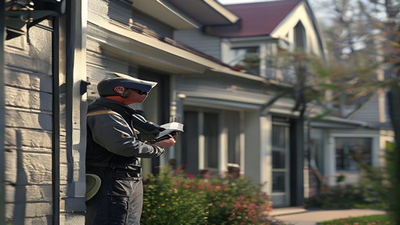 AI-impressie van camera met opname plaatsen door een camerabeveiliging