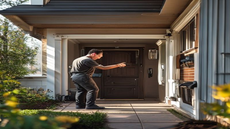 AI-impressie van kantelpoort vervangen door een garagedeur monteur