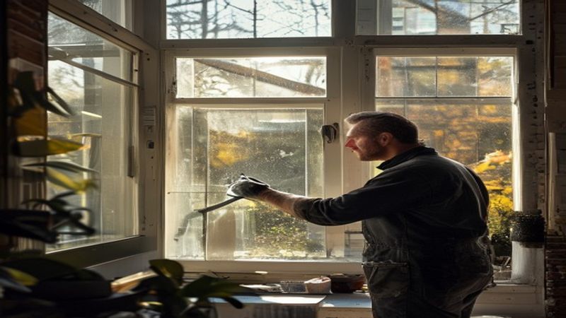 AI-impressie van glasplaat op maat door een glaszetter