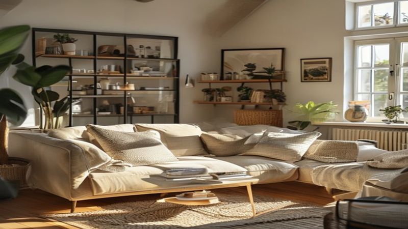 AI-impressie van compleet interieurontwerp door een interieur ontwerper