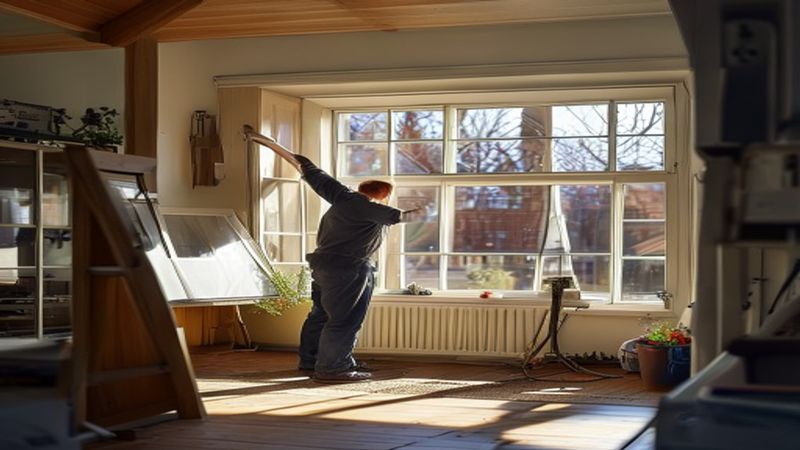 AI-impressie van dorpel vervangen door een kozijnspecialist