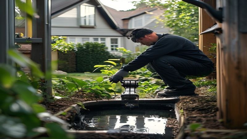 AI-impressie van rioolaansluiting maken door een rioolspecialist