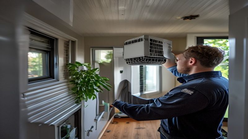 AI-impressie van dakdoorvoer plaatsen door een ventilatie specialist