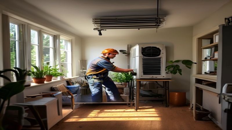 AI-impressie van ventilatieroosters vervangen door een ventilatie specialist