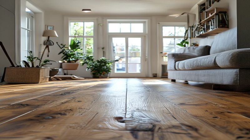 AI-impressie van trap bekleden door een vloerspecialist