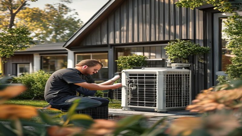 AI-impressie van verduurzamingsadvies door een warmtepomp specialist