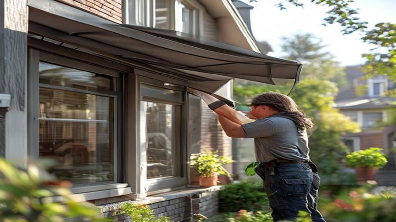 AI-impressie van screens automatiseren door een zonweringspecialist